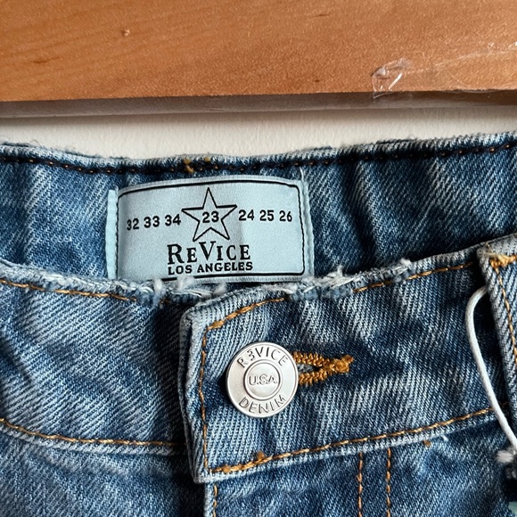 REVICE EMPIRE JEAN / YELLOW JACKET Wide Leg Jeans Size 23 - Picture 12 of 16